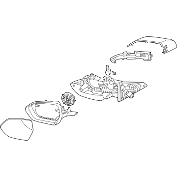 2024 Hyundai Kona Car Mirror - 87620-BE020