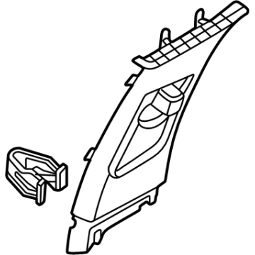 Hyundai 85840-R6000-YSY Trim Assembly-Center Pillar Upper Right Hand 85840-R6000-YSY Hyundai Trim Assembly-Center Pillar Upper Right Hand Illustration 1 of 1