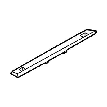 Hyundai 85877-R6000-NNB Rear Step Plate Trim Left Hand 85877-R6000-NNB Hyundai Rear Step Plate Trim Left Hand Illustration 1 of 1