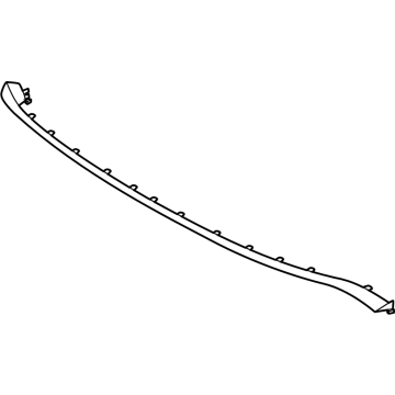 Hyundai 86696-N9GA0 MOULDING ASSY-RR BUMPER,CTR 86696-N9GA0 Hyundai MOULDING ASSY-RR BUMPER,CTR Illustration 1 of 1