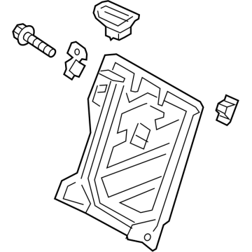 Hyundai 89410-BE000-NNB Rear Seat Back Frame Assembly Right Hand 89410-BE000-NNB Hyundai Rear Seat Back Frame Assembly Right Hand Illustration 1 of 1