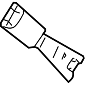 88830-1E500-OR Hyundai Front Seat Belt Buckle Assembly Left Hand Illustration 1 of 1