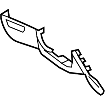 Hyundai 84751-2M000-9P Panel-Lower Crash Pad,LH 84751-2M000-9P Hyundai Panel-Lower Crash Pad,LH Illustration 1 of 1