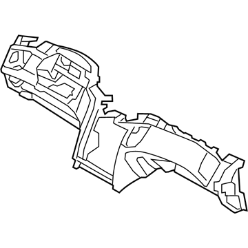 Hyundai 84730-2M000-9P Crash Pad Lower-Main 84730-2M000-9P Hyundai Crash Pad Lower-Main Illustration 1 of 1