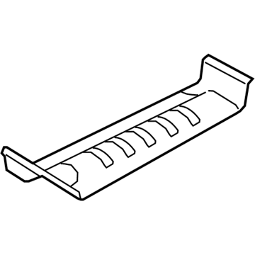 Hyundai 31220-C1000 Fuel Tank Heat Protector 31220-C1000 Hyundai Fuel Tank Heat Protector Illustration 1 of 1