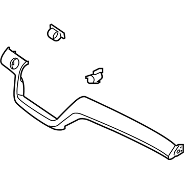 Hyundai 84770-G2AB0-T9Y Crash Pad P/Side Panel Assembly 84770-G2AB0-T9Y Hyundai Crash Pad P/Side Panel Assembly Illustration 1 of 1