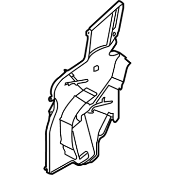 Hyundai 97206-2S100 Separator-Dual Heater(Left) 97206-2S100 Hyundai Separator-Dual Heater(Left) Illustration 1 of 1