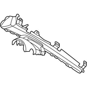 Hyundai 84830-N9AB0-MMJ Cluster Facia Panel Assembly 84830-N9AB0-MMJ Hyundai Cluster Facia Panel Assembly Illustration 1 of 1