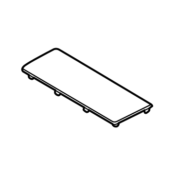 Hyundai 84715-N9AA0-NNB Center Speaker Grille Assembly 84715-N9AA0-NNB Hyundai Center Speaker Grille Assembly Illustration 1 of 1