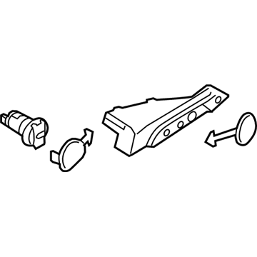 Hyundai 85910-A5000-RY Cover Shelf Side Trim Assembly Left Hand 85910-A5000-RY Hyundai Cover Shelf Side Trim Assembly Left Hand Illustration 1 of 1
