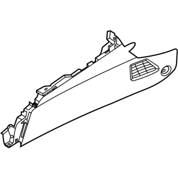846L2-K2000-NNB Hyundai Cover Assembly-FR Console Side LH Illustration 1 of 1