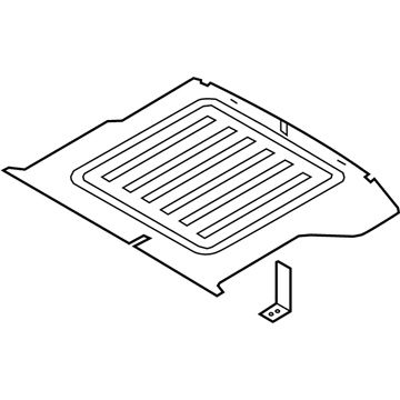 Hyundai 85710-G2300-T9Y Luggage Covering Mat Assembly 85710-G2300-T9Y Hyundai Luggage Covering Mat Assembly Illustration 1 of 1