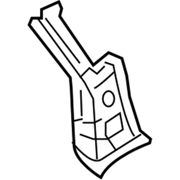 Hyundai 71754-2E000 Reinforcement-Quarter Inner Lower Rear LH 71754-2E000 Hyundai Reinforcement-Quarter Inner Lower Rear LH Illustration 1 of 1