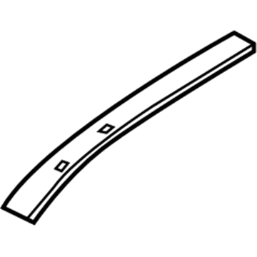 87235-B8500 Hyundai Moulding-Roof No.1,LH Illustration 1 of 1