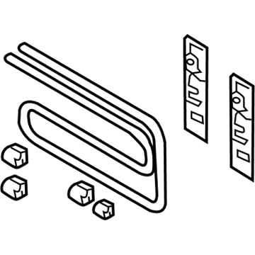 Hyundai 57550-2E000 Tube Complete-Cooler 57550-2E000 Hyundai Tube Complete-Cooler Illustration 1 of 1