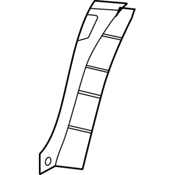 Hyundai 645L4-GI000 PNL-FENDER APRON UPR LWR,RH 645L4-GI000 Hyundai PNL-FENDER APRON UPR LWR,RH Illustration 1 of 1
