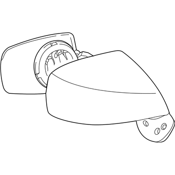 Hyundai Tiburon Car Mirror - 87620-2C710