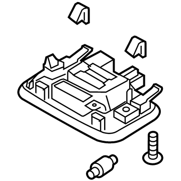 Hyundai 92850-AB000-YFR Room Lamp Assembly 92850-AB000-YFR Hyundai Room Lamp Assembly Illustration 1 of 1