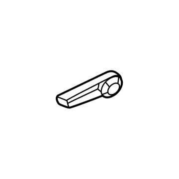 Hyundai 89294-R6510-NNB KNOB-RECLINER,RH 89294-R6510-NNB Hyundai KNOB-RECLINER,RH Illustration 1 of 1
