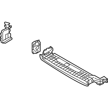 86950-G7000 Hyundai Flap & Duct Assembly-Active Air Illustration 1 of 1