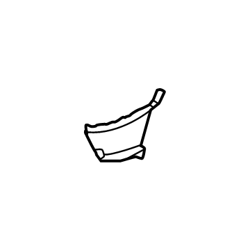 86573-J9CA0 Hyundai Front Bumper Air Duct Left Hand Illustration 1 of 1