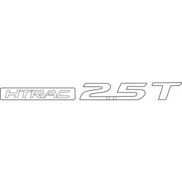 2024 Hyundai Santa Cruz Emblem - 86316-K5100