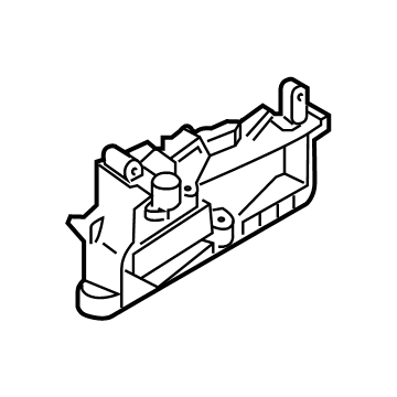 Hyundai 46731-F0100 Bracket Left Hand 46731-F0100 Hyundai Bracket Left Hand Illustration 1 of 1