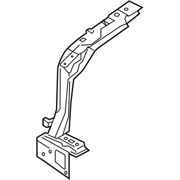 Hyundai 64547-D2000 Extension Assembly-Fender Apron Upper Inner,RH 64547-D2000 Hyundai Extension Assembly-Fender Apron Upper Inner,RH Illustration 1 of 1