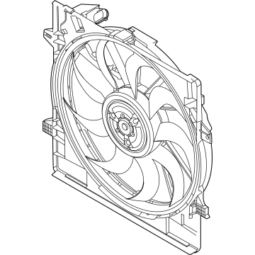 25380-L1100 Hyundai Blower Assembly Illustration 1 of 1