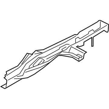 Hyundai 65720-K4000 Rear Floor Side Member Assembly Right Hand 65720-K4000 Hyundai Rear Floor Side Member Assembly Right Hand Illustration 1 of 1