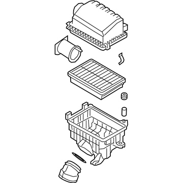 28110-F2400 Hyundai Air Cleaner Assembly Illustration 1 of 1