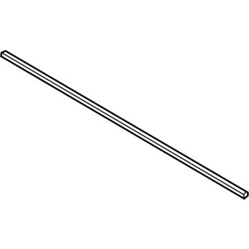 86120-P6000 Hyundai MOULDING-WINDSHIELD,UPR Illustration 1 of 1