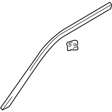 Hyundai 82860-3D000 Moulding Assembly-Front Frame,RH 82860-3D000 Hyundai Moulding Assembly-Front Frame,RH Illustration 1 of 1