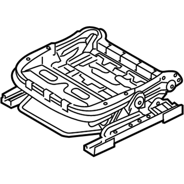 Hyundai 88500-C2000 Front Driver Seat Track Assembly 88500-C2000 Hyundai Front Driver Seat Track Assembly Illustration 1 of 1