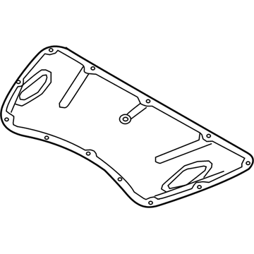 81125-D3000 Hyundai Hood Insulating Pad Illustration 1 of 1