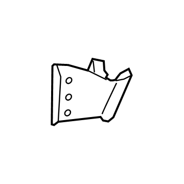 86541-S2000 Hyundai Front Bumper Air Duct Left Hand Illustration 1 of 1