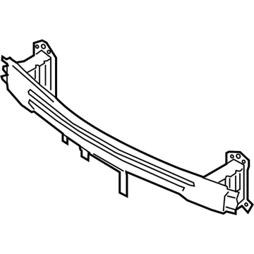 64900-S2010 Hyundai Front Bumper Beam Complete Illustration 1 of 1