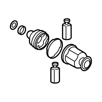 Hyundai 49535-K9100 Joint Kit-FR Axle Diff Side,RH 49535-K9100 Hyundai Joint Kit-FR Axle Diff Side,RH Illustration 1 of 1