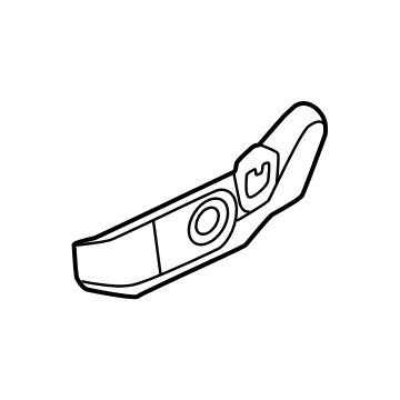 Hyundai 88011-AA100-YFR Front Seat Shield Cover Left Hand 88011-AA100-YFR Hyundai Front Seat Shield Cover Left Hand Illustration 1 of 1