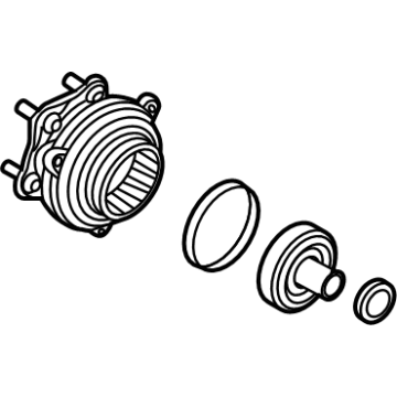498R5-GI000 Hyundai Diff Side Boot Kit Right Hand Illustration 1 of 1