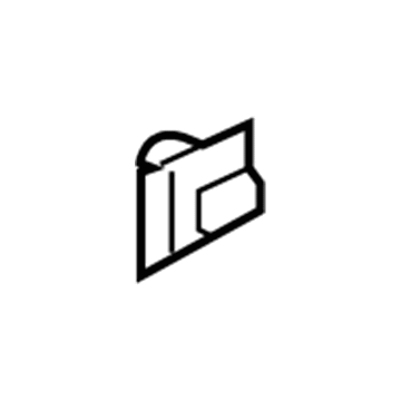 87714-FD200 Hyundai Waist Line Moulding Mounting Clip Illustration 1 of 1