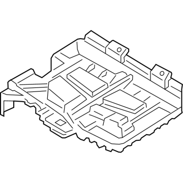 Hyundai 37150-BE000 TRAY ASSY-BATTERY 37150-BE000 Hyundai TRAY ASSY-BATTERY Illustration 1 of 1