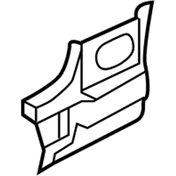 Hyundai 64354-39000 Panel-Side Sill Inner Front,LH 64354-39000 Hyundai Panel-Side Sill Inner Front,LH Illustration 1 of 1