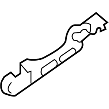 82655-1E000 Hyundai Front Door Outside Handle Base Assembly Left Hand Illustration 1 of 1
