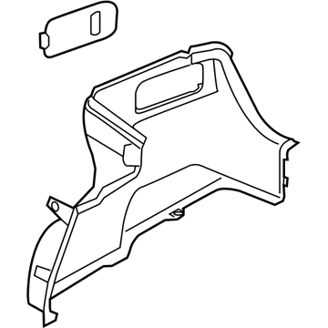 Hyundai 85740-F3500-MC Luggage Side Trim Assembly Right Hand 85740-F3500-MC Hyundai Luggage Side Trim Assembly Right Hand Illustration 1 of 1
