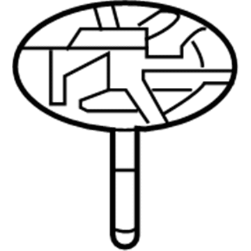 62850-C5000 Hyundai Clamp-Spare Tire Illustration 1 of 1