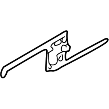 81290-26000 Hyundai Link-Tail Gate Outside Handle Rod Illustration 1 of 1