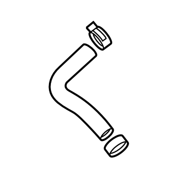 Hyundai 28276-2M300 Hose-RCV,RH 28276-2M300 Hyundai Hose-RCV,RH Illustration 1 of 1