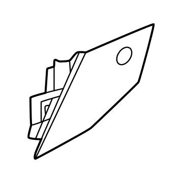 84614-BE000-NNB Hyundai Console Side Cover Left Hand Illustration 1 of 1
