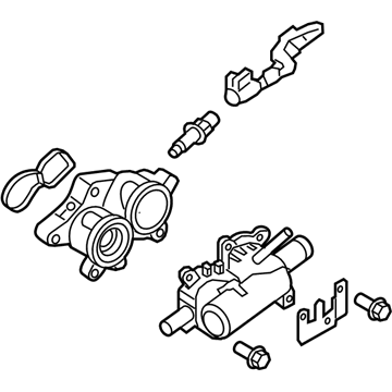 Hyundai 25600-03HC5 Coolant Temperature Control Assembly 25600-03HC5 Hyundai Coolant Temperature Control Assembly Illustration 1 of 1